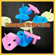 1Pc 2-Pin to 3-Pin Plug Adapter – Socket Converter/Extension