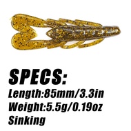 6pcs Crafts fishing bait soft bait soft bait shrimp lobster soft plastic bait fishing bait