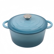 Dutch Oven Cast Iron Enamel Cookpot For Gas And Induction Stoves