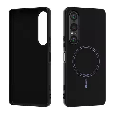 Magnetic Case For Sony xperia 1 VII 1 VI MagSafe Luxury Liquid Silicone Comfortable Feel Built in Fl