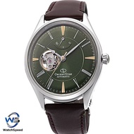 Orient Automatic Star RE-AT0202E00B RE-AT0202E Open Heart Green Dial Gents Watch