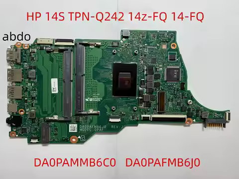 DA0PAFMB6J0 DA0PAMMB6C0 Mainboard For HP 14S TPN-Q242 14z-FQ 14-FQ motherboard with R5 R7 CPU DDR4 1