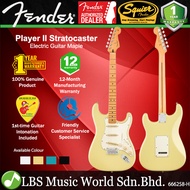 Fender Player II Stratocaster Contoured Alder Body Electric Guitar with SSS Pickup and Maple Fretboa