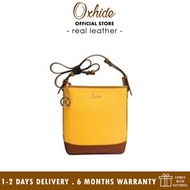Crossbody Leather Sling Bag for Women - New Style Handbag - Trendy Sling Bag for Women - Yellow Bag