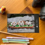手工限量攝影明信片-日本沖繩獅子1/日本小物攝影