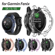 Protective case for Garmin fenix 5 5S 5X High Quality TPU cover slim Smart Watch bumper shell for Garmin fenix5 5S 5X Plus