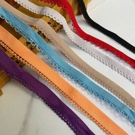 Chip hem elastic set, size 8mm to 1.5cm (7 colors /35 meters)