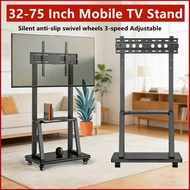 32-72 inch Adjustable  LCD TV Stand Vertical TV Trolley Stand Adjustable Floor Stand TV Mobile Cart
