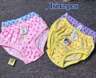 12pcs Celana dalam anak cewek 1-10thn S.M.L.XL KARTUN LOL.HELLO KITTY.DORAEMON TERMURAH L/12PCS CD A