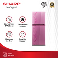 Sharp Kulkas 2 Pintu SJ-237ND-AP - Pink