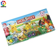 Pokemon Monopoly Party Board Card Games Game Board Game Real Estate Trading Game Toys