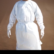 Apron Surgical Gown Long Sleeve Waterproof Ppe Gown For Medical 5pcs