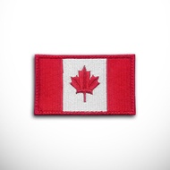 Flag of Canada Patch Emblem Embroidered Flag Canada Canadian North America North America Patchwise