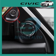 Honda Civic 10th Gen 2016-2020   Tweeter Ring Decoration Cover   Berjaya Auto Aksesori Kereta