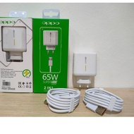 Wwa197 TC CHARGER OPPO 65W ORIGINAL 99.9% MICRO USB &amp; Type-C VOOC FAST CHARGING ️ |