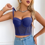 PARIFAIRY Women Small Size Corset top for women Push Up Bra Top Padded Bra Half Cup Bustier 34B 36B 