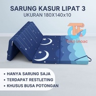 3-Fold Mattress Cover Size 180x140x10 Inoac Royal Yukata Folding Foam Cover Complete with Zipper Onl