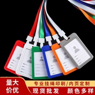 《Hot Sale》Card Holder Badge Lanyard Double-Sided ID Holder Factory Badge Transparent Badge Holder St