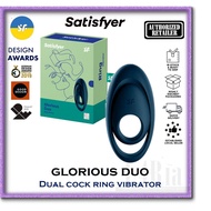 Satisfyer Glorious Duo Dual Cock Ring Vibrator (Authorized Retailer)