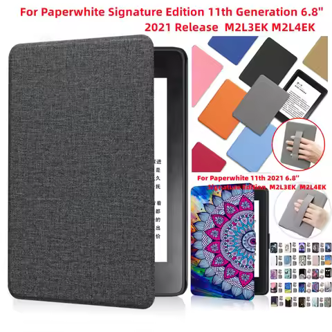 Protective Shell Smart Cover 6.8 Inch Case for Kindle Paperwhite Signature Edition 11th Generation 6