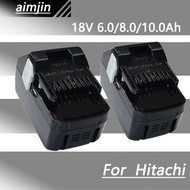 18V 6.0/8.0/10.0Ah Li-Ion Cordless Power Tools Rechargeable Replacement Battery For Hitachi Bcl1815