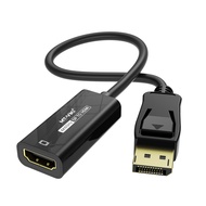 4K@60Hz DP to HDMI Adapter, Displayport 1.2 to HDMI 2.0 Adapter 2K@120Hz, DP Source to HDMI Monitor-