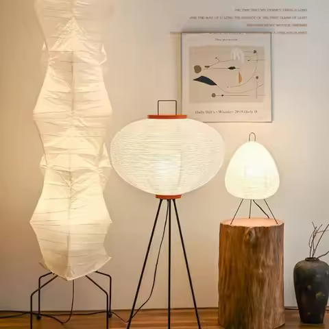 Noguchi Yong Lantern Lamp Design Akari noguchi paper lamp minimalist for Living Room Tea House Study