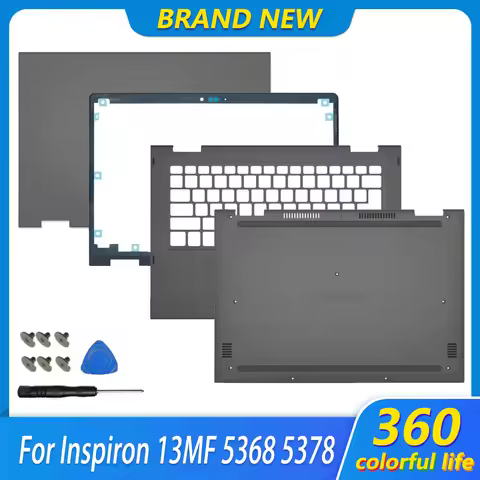 New For Inspiron 13 inch 13MF 5368 5378 5379 P69G LCD Screen Back Cover Front Bezel Palm rest Top Lo