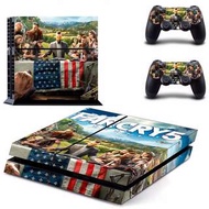 全新 Farcry 5 PS4 Playstation 4保護貼 有趣貼紙 包主機底面+2個手掣) GYTM0967