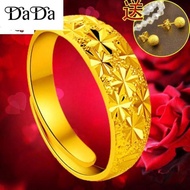 Cincin wanita 916 gold ring for women Adjustable Open Rings Jewellery Gift for Women Lady wedding