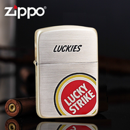 1941 Brushed Chrome Lucky Strike Zippo Lighter