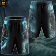 Quick-Drying Polyester x Modern Anime | 3D Full-Print Unisex Shorts, Euro-American/Japanese-Korean, 