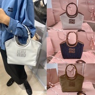 MiuMiu Selected Single Product New Style Isetan Bag Calfskin Handbag Shopping Bag Version Atmospheri