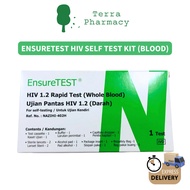 (Exp 7/2027) EnsureTEST HIV Whole Blood Self Test Kit 1's/Box (Secure Packing)