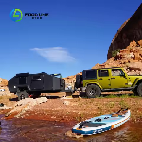 Customized size Bruder Electric Brake Off-Road Camper Outdoor Camping Overland Adventure Travel Trai