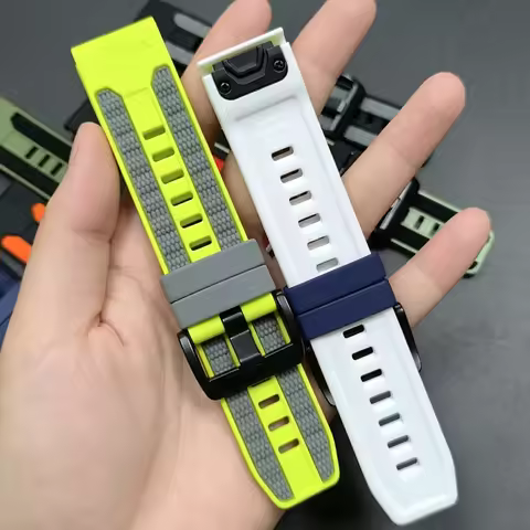 26/22mm Silicone Band For Garmin Fenix 9 Pro Solar Quick Fit Strap Tactix 8/Epix Pro/Descent/Fenix 8