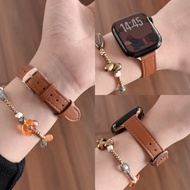 Narrow Leather Watch Strap 41mm
