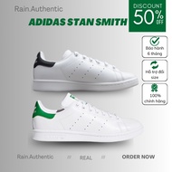 [Genuine] Adidas stan Smith'White Green' Sneakers adidas stan smith With Blue Heel full box full size