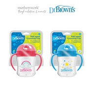 Dr Brown's Natural Flow Soft-Spout Transition Cup 180 ml (Age 6m+) - Baby Cup