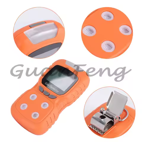 PLT840 4 In 1 Gas Detector CO H2S O2 Monitor Analyzer Portable Gas Leak Detector-New