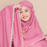 Mukena Anak Katun Rayon Bordir Nadira Umur 5-15 Tahun