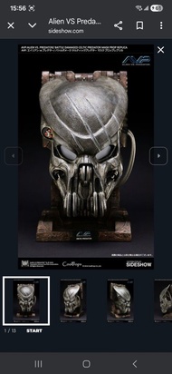 【Coolprops】Battle Damaged Celtic Predator Mask / 凱爾特鐵血戰士面具戰損版珍藏雕像