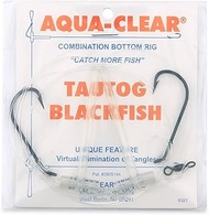 Aqua-Clear, Hi-Lo Combo Rig, Tautog/Blackfish/Sheepshead, Size 3 Virginia Hook, 8 in / 20.3 cm Leads