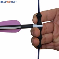 A-6💘HUWAIRENReflex Bow Arrow String Buckle Finger Guard Bow and Arrow Finger Guard Free Finger Guard String Buckle Bowst