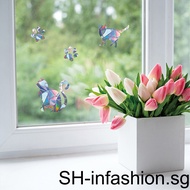 Anti Collision Window Sticker Reflective Static Shaped Decal Cling Glass Non-adhesive Catcher Bedroom Mirror Sun Decor