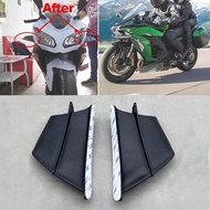 For Kawasaki Ninja ZX6R 636 ZX636R ZX6RR ZX10R ZX1400 ZX14R H2 H2R ZX6R 636 Motorcycle Winglet Aerod