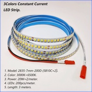 3 meters 2835-200D-7mm -5B10C×2 dual colors Constant Current LED Strip for repairing chandeliers, 30