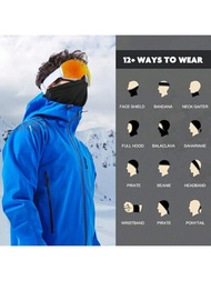 太陽護頸圍用於釣魚、自行車,使用sunshield Pro提升您的戶外體驗,夏季頸圍頭巾面罩口罩防曬薄透氣頸圍男女騎行、跑步等活動