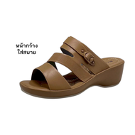 Regina รองเท้าส้นสูง รองเท้าเพื่อสุขภาพสำหรับผู้หญิง รุ่น CC243 หน้ากว้าง สวมใส่สบายตลอดวัน