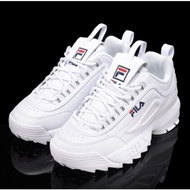 ❤️FILA Unisex Disruptor 2 White Sneakers  200% genuine